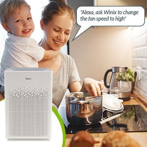 Am90 WiFi Enabled Air Purifier with Just Ask Alexa Voice Control