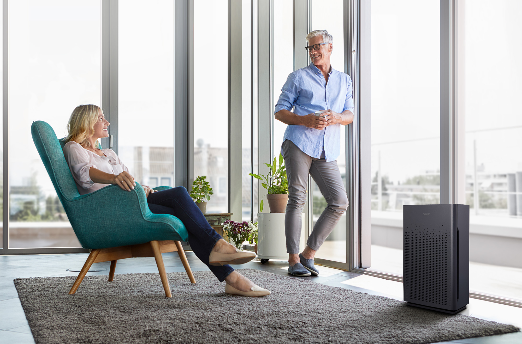 AM80 Air Purifier perfect for home environments to promote health and wellness