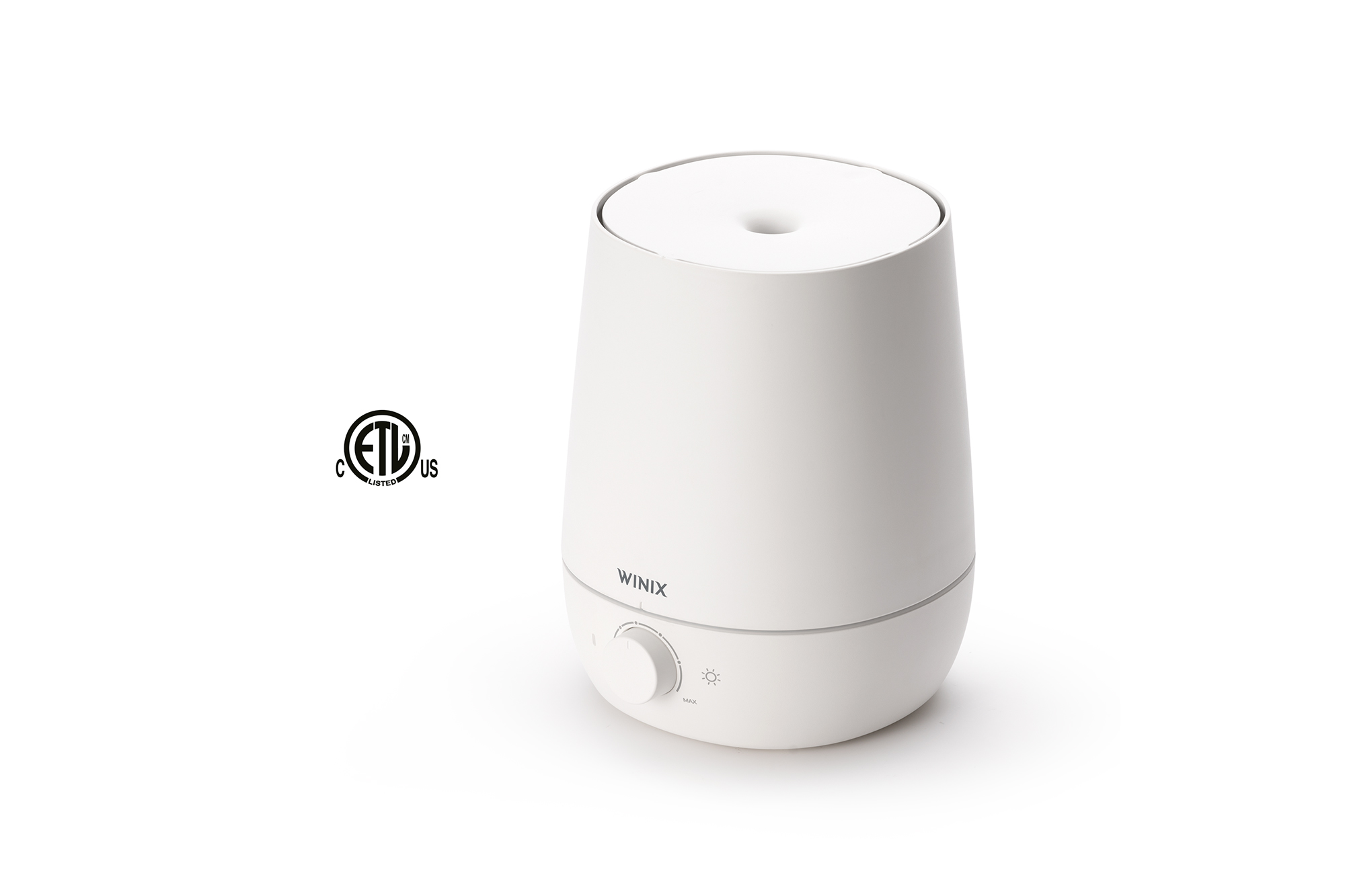 L60 humidifier front of unit with ETL logo